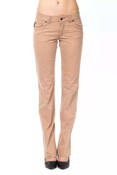 Ungaro Fever Beige Baumwoll-Damenjeans