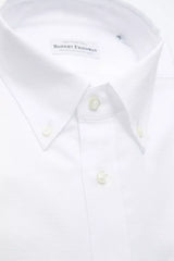 Robert Friedman White Cotton Men's Shirt