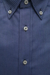 Robert Friedman Blue Cotton Mens Shirt