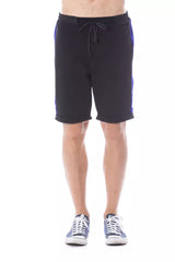 Verri Schwarze Herren-Shorts aus Baumwolle