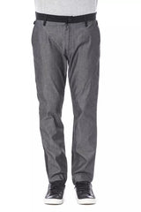 Verri Schwarze Baumwollhose für Herren