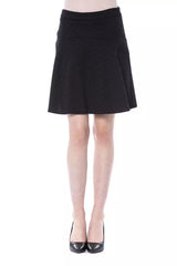 BYBLOS Schwarzer Polyester-Damenrock