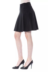 BYBLOS Schwarzer Polyester-Damenrock