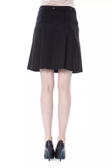 BYBLOS Schwarzer Polyester-Damenrock