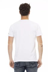 Trussardi Action Weißes Baumwoll-Herren-T-Shirt