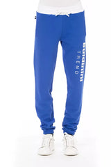 Baldinini Trend Blue Cotton Men Sport Pant