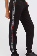 Custo Barcelona Schwarze Baumwoll-Sweatpants für Damen