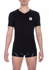 Bikkembergs Black Cotton Men's T-Shirt