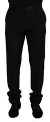 Dolce & Gabbana Schwarze Chino-Hose aus Wolle