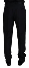 Dolce & Gabbana Schwarze Chino-Hose aus Wolle