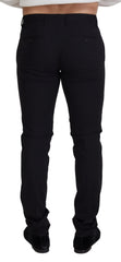 Dolce & Gabbana Schwarze Chino aus Wolle für festliche Anlässe