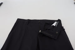 Dolce & Gabbana Schwarze Chino aus Wolle für festliche Anlässe