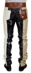 Dolce & Gabbana Multicolor Shining Slim Fit Herren-Jeans
