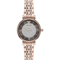 Emporio Armani Quarzuhr aus Bronze-Stahl