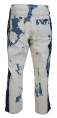 Dolce & Gabbana Blaue Ceasar Jeans aus Baumwoll-Denim im Loose Fit
