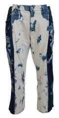 Dolce & Gabbana Blaue Ceasar Jeans aus Baumwoll-Denim im Loose Fit