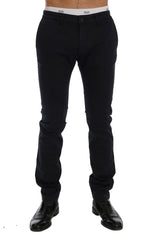 GF Ferre Blue Chinos aus Baumwoll-Stretch