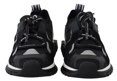 Dolce & Gabbana Sorrento Trekking-Sneakers aus schwarzem Mesh
