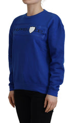 Philippe Model Blauer Pullover mit langen Ärmeln und Print
