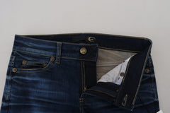 Just Cavalli Damen-Jeans aus blauem Baumwoll-Denim für die Freizeit