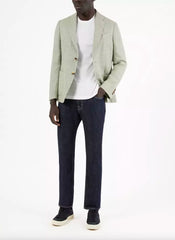 Jacob Cohen Blue Cotton Men Jeans with Straight Leg Cut