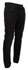 Costume National Graue Baumwoll-Cordhose für Herren