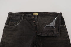 Costume National Graue Baumwoll-Cordhose für Herren