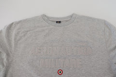 Aeronautica Militare Herren Pullover Sweatshirt Grau