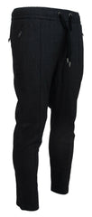 Dolce & Gabbana Graue Jogginghose für Herren aus Baumwolle