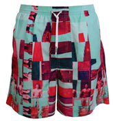 Dsquared² Badeshorts mit mehrfarbigem Print