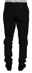 Dolce & Gabbana Schwarze Chino-Hose aus Wolle