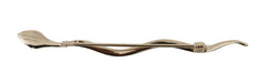 Dolce & Gabbana Silberfarbene Messingbrosche „Spilla Serpente“ mit Kristallen