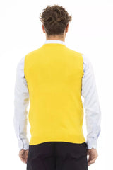 Alpha Studio Gelbe Viskose-Herrenjacke