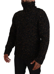 Dolce & Gabbana Brauner Fatto A Mano Rollkragenpullover