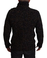 Dolce & Gabbana Brauner Fatto A Mano Rollkragenpullover