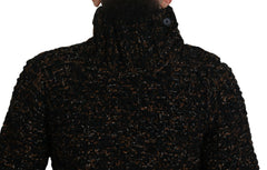 Dolce & Gabbana Brauner Fatto A Mano Rollkragenpullover