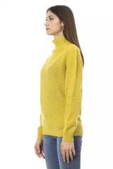 Baldinini Trend Gelber Damenpullover aus Wolle