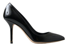 Dolce & Gabbana Schwarze Lackleder High Heels Pumps