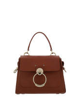 Chloé Tess Handtasche aus braunem Kalbsleder