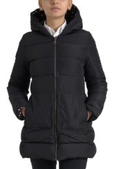 Dolce & Gabbana Zwart Polyester Omkeerbaar Jack met Capuchon
