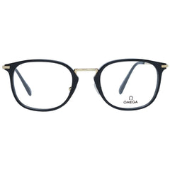 Omega Schwarz Metall & Kunststoff Brille (Gestell)