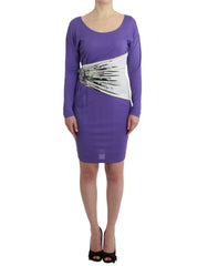 Cavalli Violettes Langarmkleid