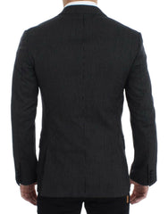 Dolce & Gabbana Schwarzer Blazer aus Schurwolle im Slim-Fit, Modell MARTINI