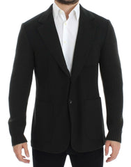 Dolce & Gabbana Grüner Kaschmir-Zweiknopf-Blazer