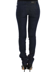 Costume National blaue Skinny-Jeans