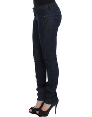 Costume National blaue Skinny-Jeans