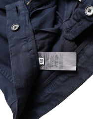 Dolce & Gabbana Dunkelblaue Baumwoll-Stretch-Hose im Slim Fit