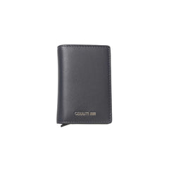 Cerruti 1881 Blue Calfskin Men Wallet