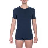 Bikkembergs Blue Cotton Men's T-Shirt Twin Pack