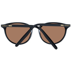 Serengeti Sonnenbrille aus schwarzem Acetat und Metall